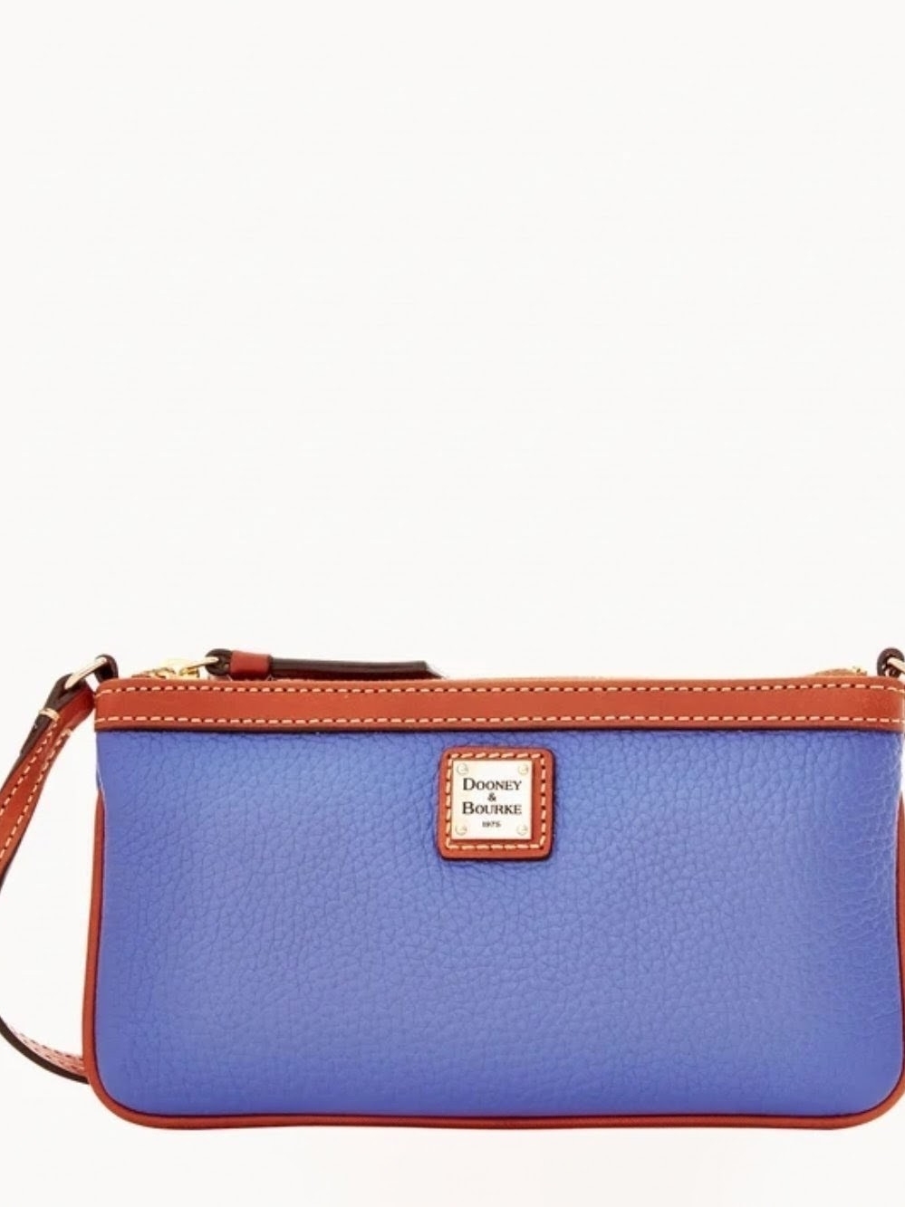 NWT! Dooney & Bourke Pebble Grain Large Slim Wristlet in LAVENDER